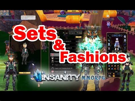 insanity flyff fashion sets female.